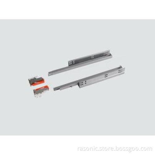 Gavanized Steel Mini Undermount Drawer Slides Bottom Mounte
